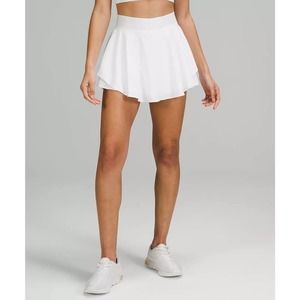 Lululemon | Court Rival HR Skirt 9" Liner Luxtreme | White | 8 NWT